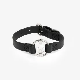 All Eyes On Me Dog Collar Black/Howlite