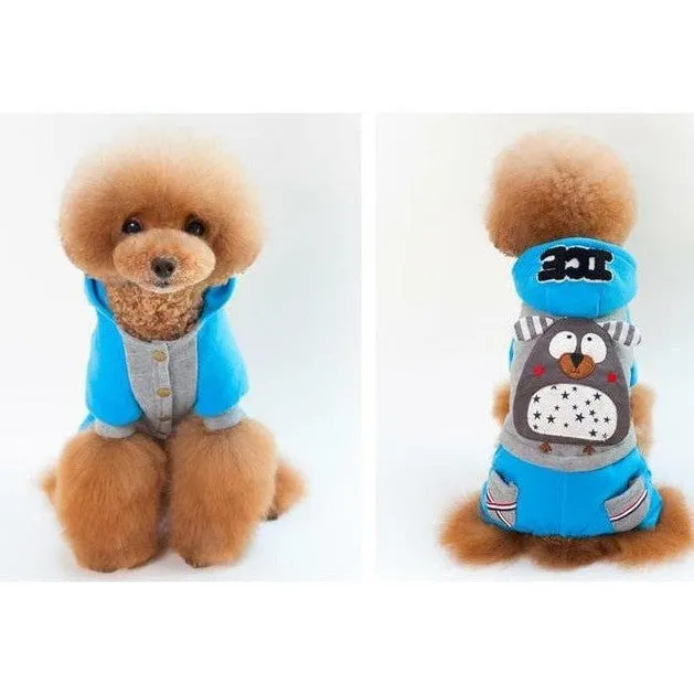 dog clothes Blue S WY-04