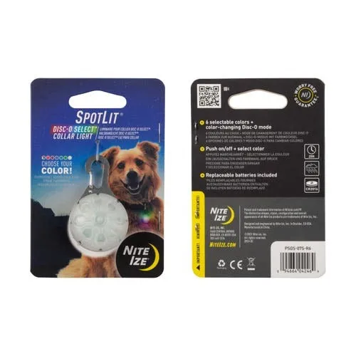 Spotlit Collar Light Disc-O Select