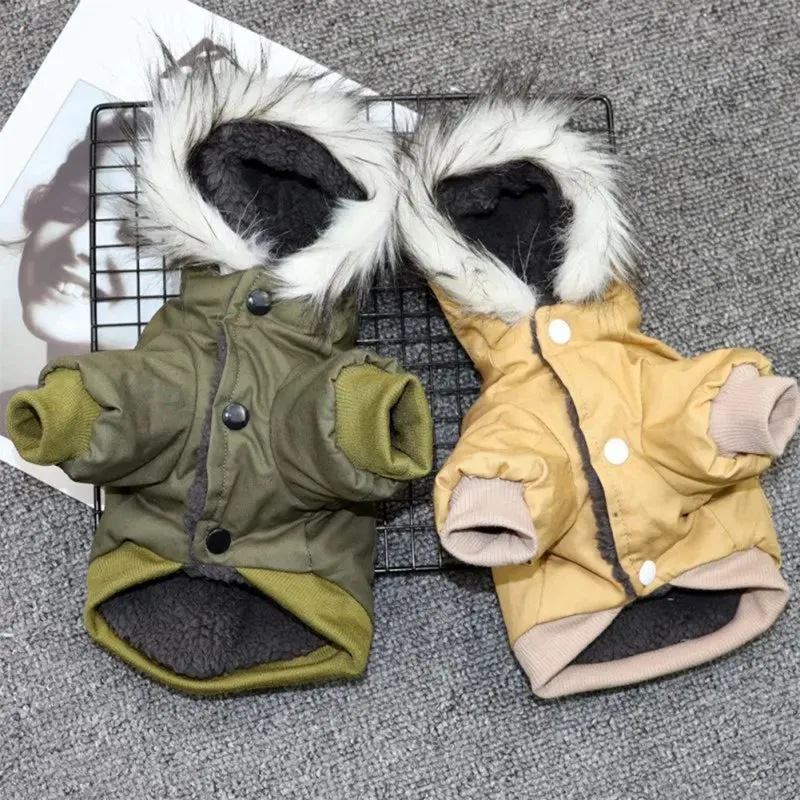 Thick Warm Winter Coat for Small to Medium Dogs - Comfortable and Fashionable